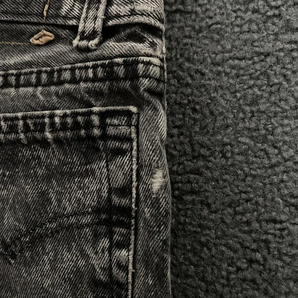 Vintage Levi's 501 Jeans FITS 27x30 Acid Wash Straight Leg Button Fly Made USA - Picture 9 of 15